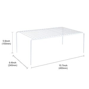 iPEGTOP 2 Pack Large (15.7 x 9.4 Inch) Freezer Cabinet Storage Shelf Rack & Deep Refrigerator Freezer Baskets.