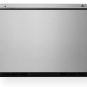 Summit Appliance FF1DSS 21.5" Wide Built-In Drawer Refrigerator, Black Cabinet, Stainless Steel Door, No Frost, 115V