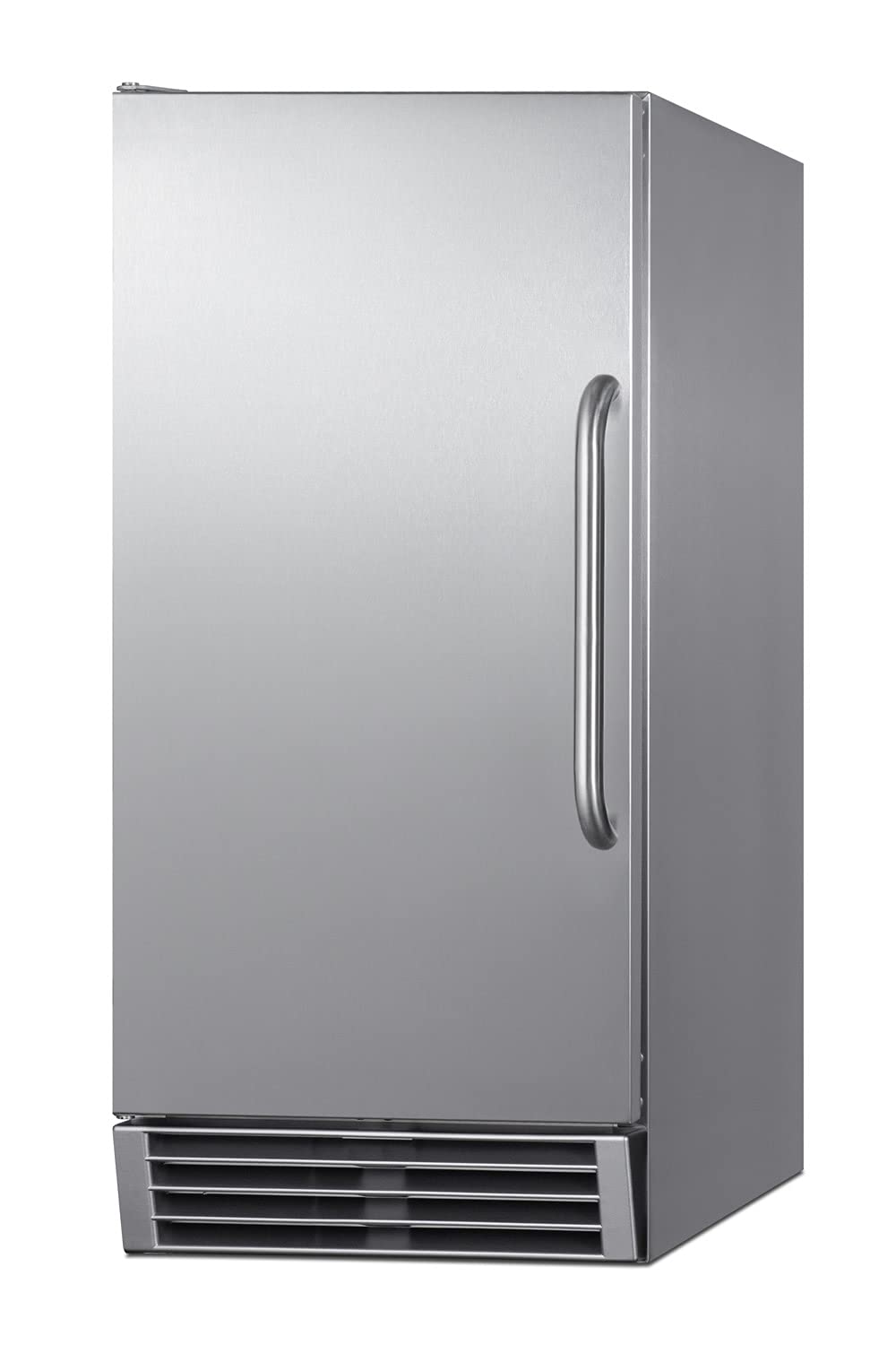Summit Appliance BIM44GCSSIF Built-in 50 lb. Clear Icemaker; Commercially Approved; Interior Light; Built-in Pump; Leveling Legs; Automatic Defrost; Panel-Ready (Panel Not Included)