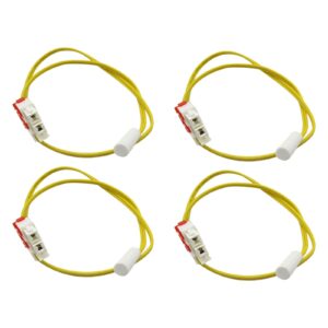 da32-00006w 4pcs defrost temperature sensor for samsung refrigerator rb2055sw rs2556ww rb1855sl rb1955vq rb195bsbb rs2520sw rs269lars rb1955sw by grabote