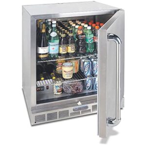 alfresco grills 28-inch 7.2 cu.ft.outdoor rated compact refrigerator and kegerator - urs-1xe