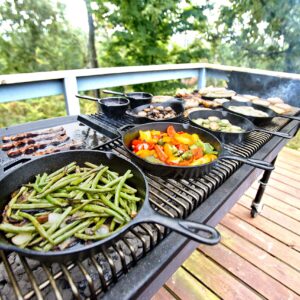 Lodge Seasoned Cast Iron 3 Skillet Bundle. 12 inches and 10.25 inches with 8 inch Set of 3 Cast Iron Frying Pans