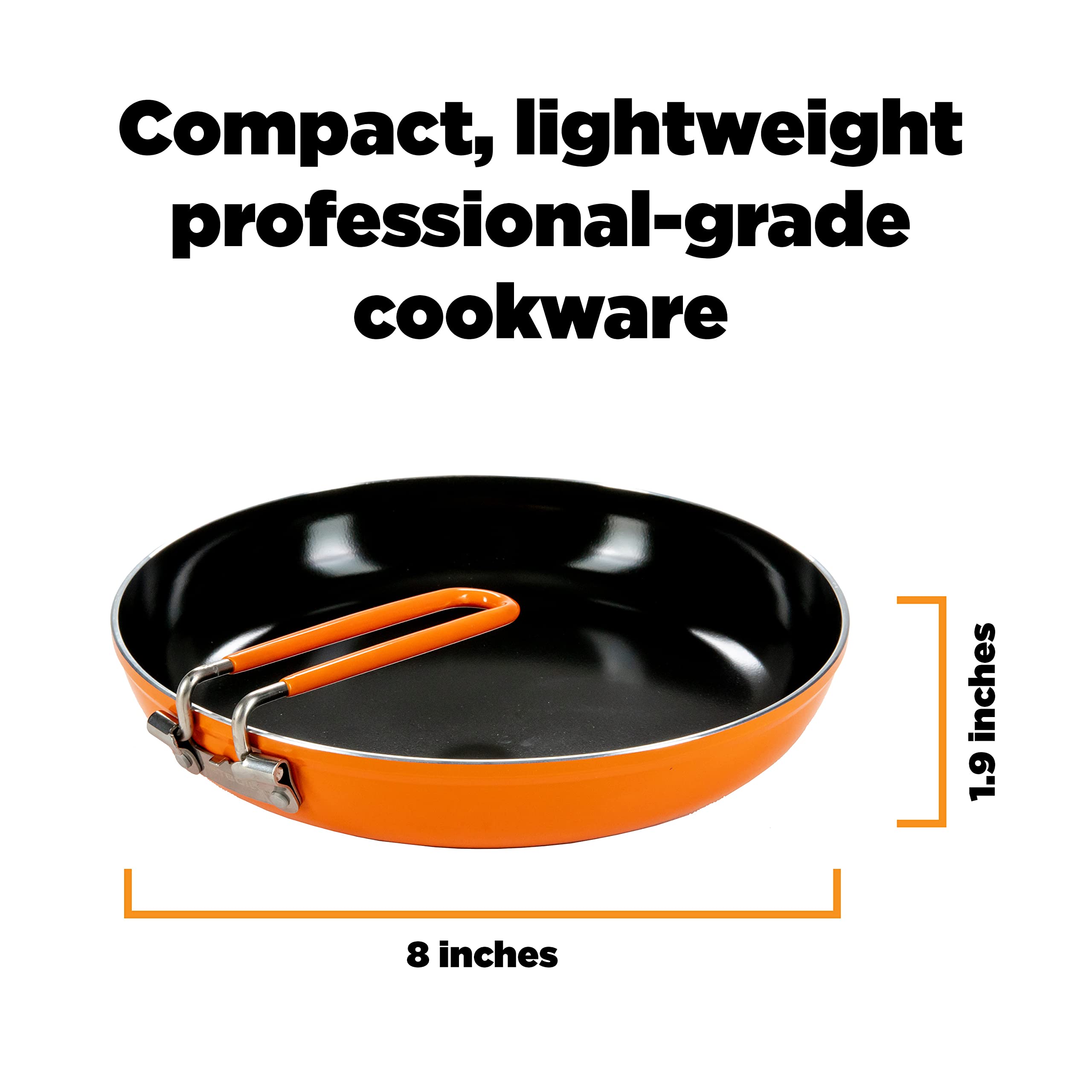 Jetboil Summit Skillet Non Stick Camping Cookware for Jetboil Backpacking Stoves