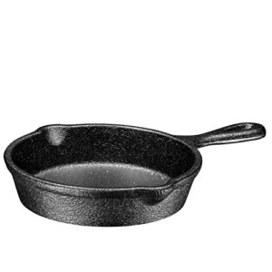 Bruntmor Pre-Seasoned Cast Iron Pan 3.5 Inch Mini Skillet Bundle - Nonstick Frying Pan Heavy Duty Cast Iron Pot | Chef Quality Pans for cooking |For Indoor & Outdoor Use Grill, Stovetop, Oven Safe