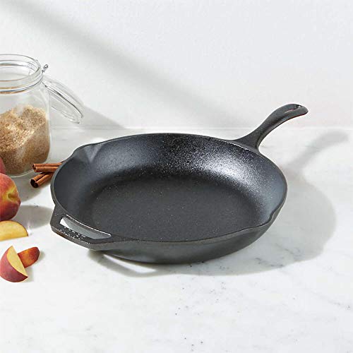 Lodge 12" Cast Iron Skillet - Chef Collection - Perfect Sear - Ergonomic Handles - Superior Heat Retention - Cast Iron Cookware & Skillet