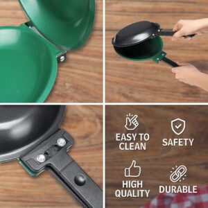 Killer's Instinct Outdoors 1 PCS Double-sided Frying Pan-Non-stick, Easy-to-clean Double-sided Frying Pan with Double-sided Flip Design