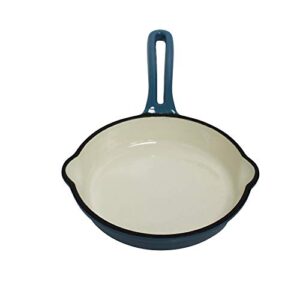 Mirro MIR-19060 6" Mini Cast Iron Skillet, Teal, Ready to Use