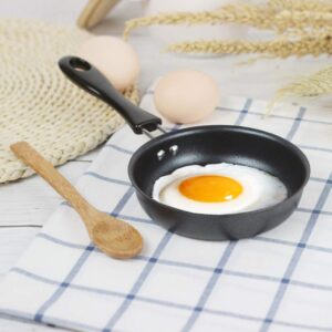 valuu nonstick frying pan small egg pancake round mini non stick fry pan 4.7-inch