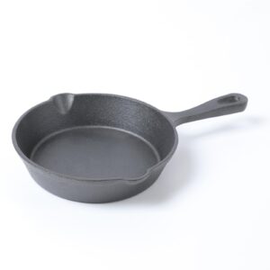 hawok mini pre- seasoned cast iron skillet,dia.6 inch round pan cast iron server frying pan…