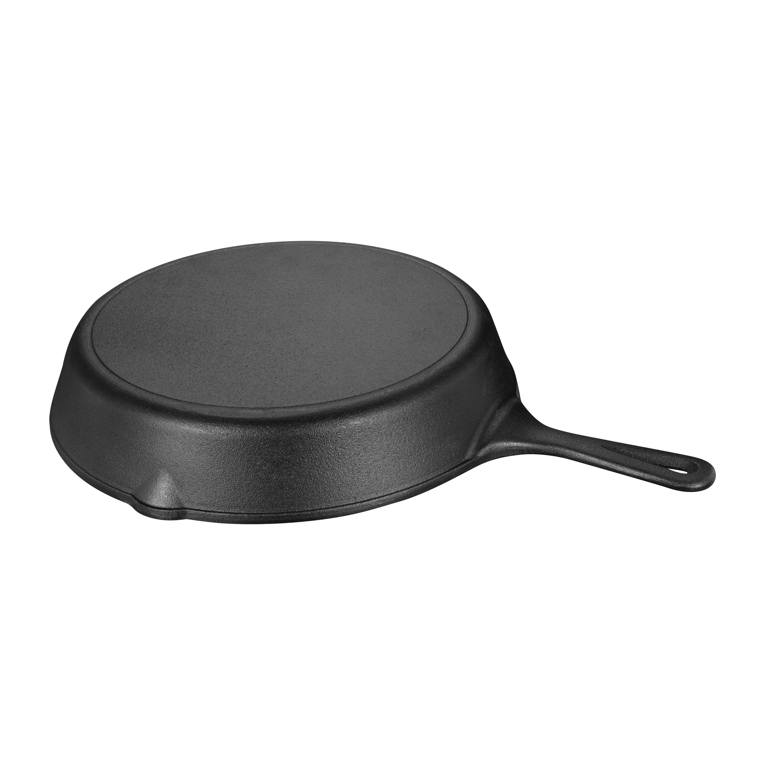 Honkyuns 10 Inch Pre-Seasoned Cast Iron Skillets Pan, Frying Pan with Silicone Heat-Resistant Handle Cover for Indoor and Outdoor Use-Grilling, Frying,Baking and Cooking Black