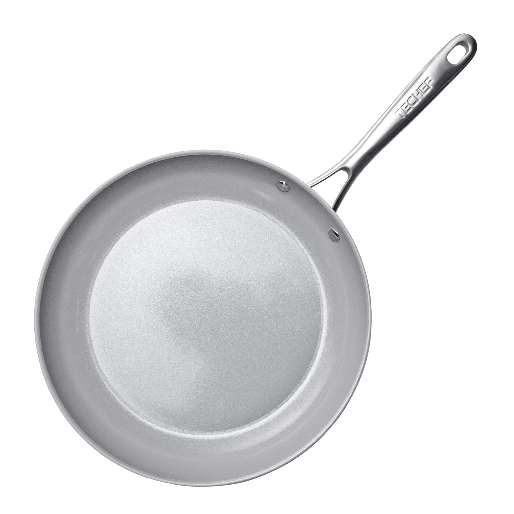 TECHEF - CeraTerra 10" Ceramic Nonstick Frying Pan Skillet, (PTFE, PFAS, and PFOA Free), Dishwasher Oven Safe, Stainless Steel Handle, Induction-Ready, Made in Korea (10-in)