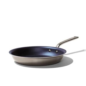 Made In Cookware - Non Stick 2 Piece Frying Pan Set (Includes 10",12") - 5 Ply Stainless Clad Nonstick - Professional Cookware - Crafted in Italy - (Harbour Blue)