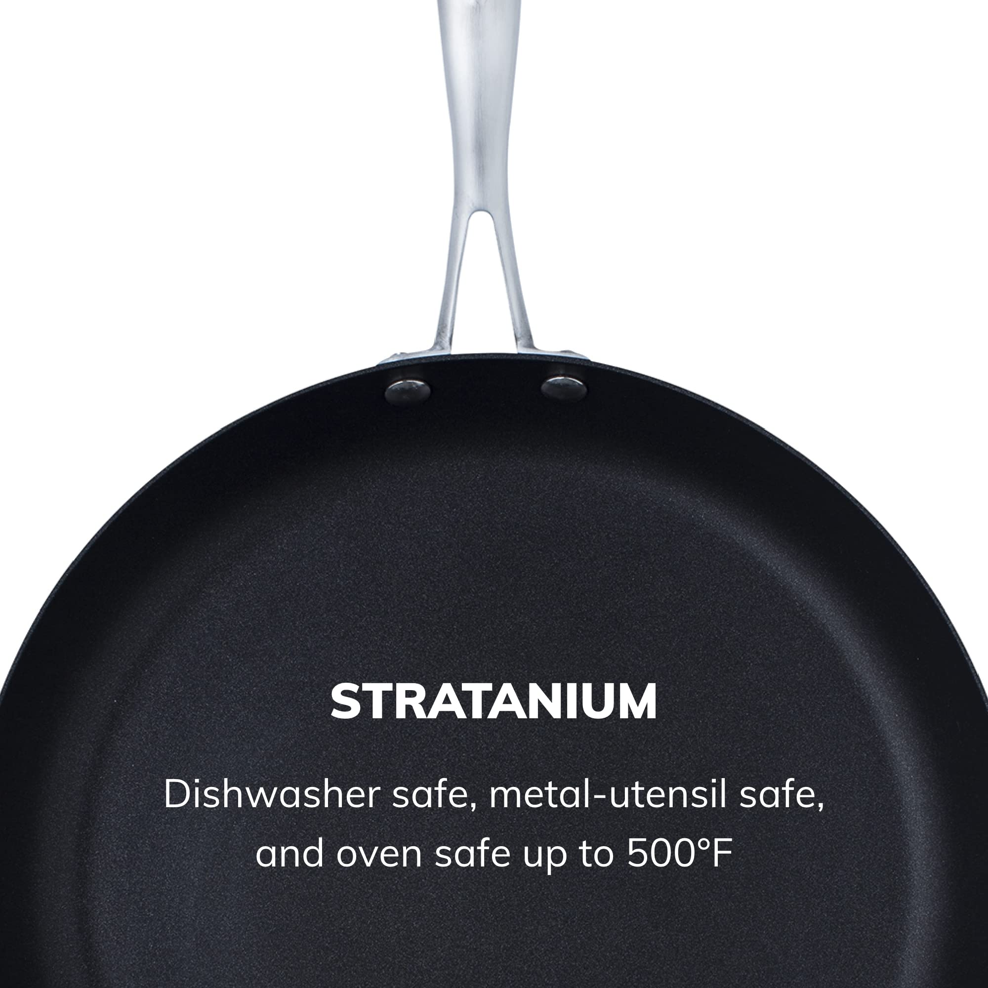 SCANPAN Professional 12.5” Fry Pan - Easy-to-Use Nonstick Cookware - Dishwasher, Metal Utensil & Oven Safe - Made in Denmark