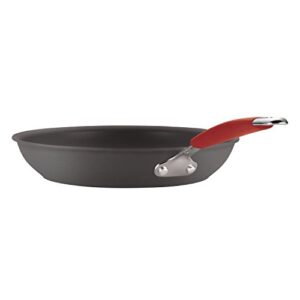 Rachael Ray 87633 Cucina Hard Anodized Nonstick Frying Pan Set / Fry Pan Set / Hard Anodized Skillet Set - 9.25 Inch and 11.5 Inch, Gray