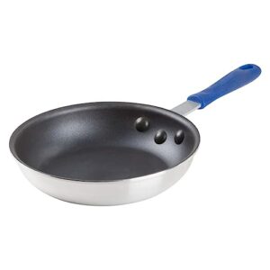 winco afpi-8nh, 8-inch induction ready aluminum fry pan with non-stick coating, frying pan with silicone sleeve