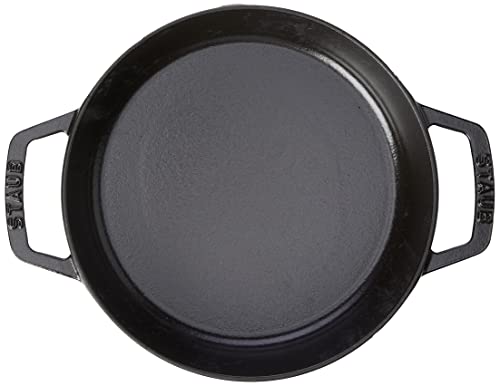 Staub Bratpfanne mit Zwei Griffen, 20 cm, Schwarz Cast Iron Double Handle Fry Pan, 20cm, Black