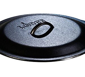 Lodge Seasoned Cast Iron Skillet with Cast Iron Lid (12 Inch) - Cast Iron Frying Pan With Lid Set.