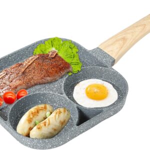 Nonstick Pan Steak Fried Egg Sausage Frying Pan Mini Pancake Pan Cast iron skillet Omelette Pan Frying Pot (Frying pan)