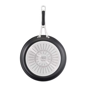 Tefal Jamie Oliver Cook’s Classics Frying Pan, 28cm, Non-Stick, Oven-Safe, Induction, Riveted Handle, Hard Anodised Aluminium, H9120644, Black