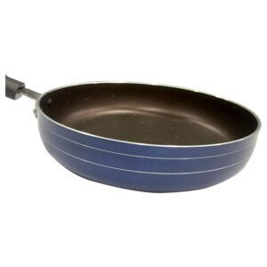 Nonstick Frying Pan Aluminum Cookware Deep Fry Pan with Steel Lid Cooking Pan Frying Skillet (260 MM)