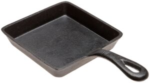 old mountain pre seasoned 5 x 3/4 inch square skillet