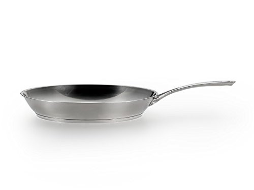 T-fal H80007 Performa X Stainless Steel Dishwasher Safe Oven Safe Fry Pan Saute Pan Cookware, 12-Inch, Silver