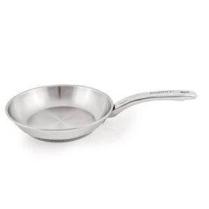 berghoff belly shape 18/10 stainless steel 8inches fry pan, fast, evenly heat, induction cooktop ready