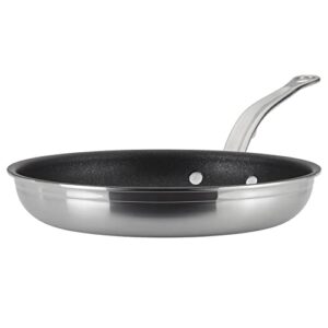 hestan - probond collection - titum 100% triple bonded nonstick stainless steel frying pan, induction cooktop compatible, made without pfoas (11-inch)