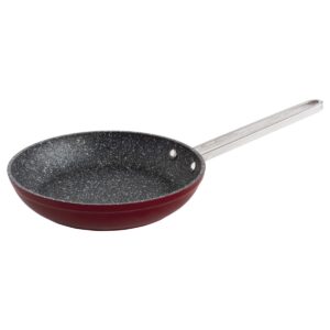 starfrit the rock 6.5" fry pan w/ss handle, red 030242-006-0000