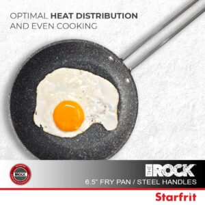Starfrit The Rock 6.5" Fry Pan w/SS Handle, Red 030242-006-0000