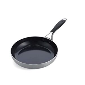 BK Intelligence Stainless Steel Induction 9.5" Nonstick Frying Pan Skillet, PFAS Free, Dishwasher Safe, Black