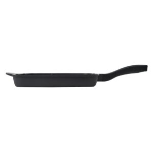 Master Pan Non-Stick Divided Grill/Fry/Oven Meal Skillet, 15", Black