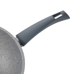 Mopita Roccia Viva 24cm/9.45" Non-Stick Forged Aluminum Fry Pan, Medium, Grey