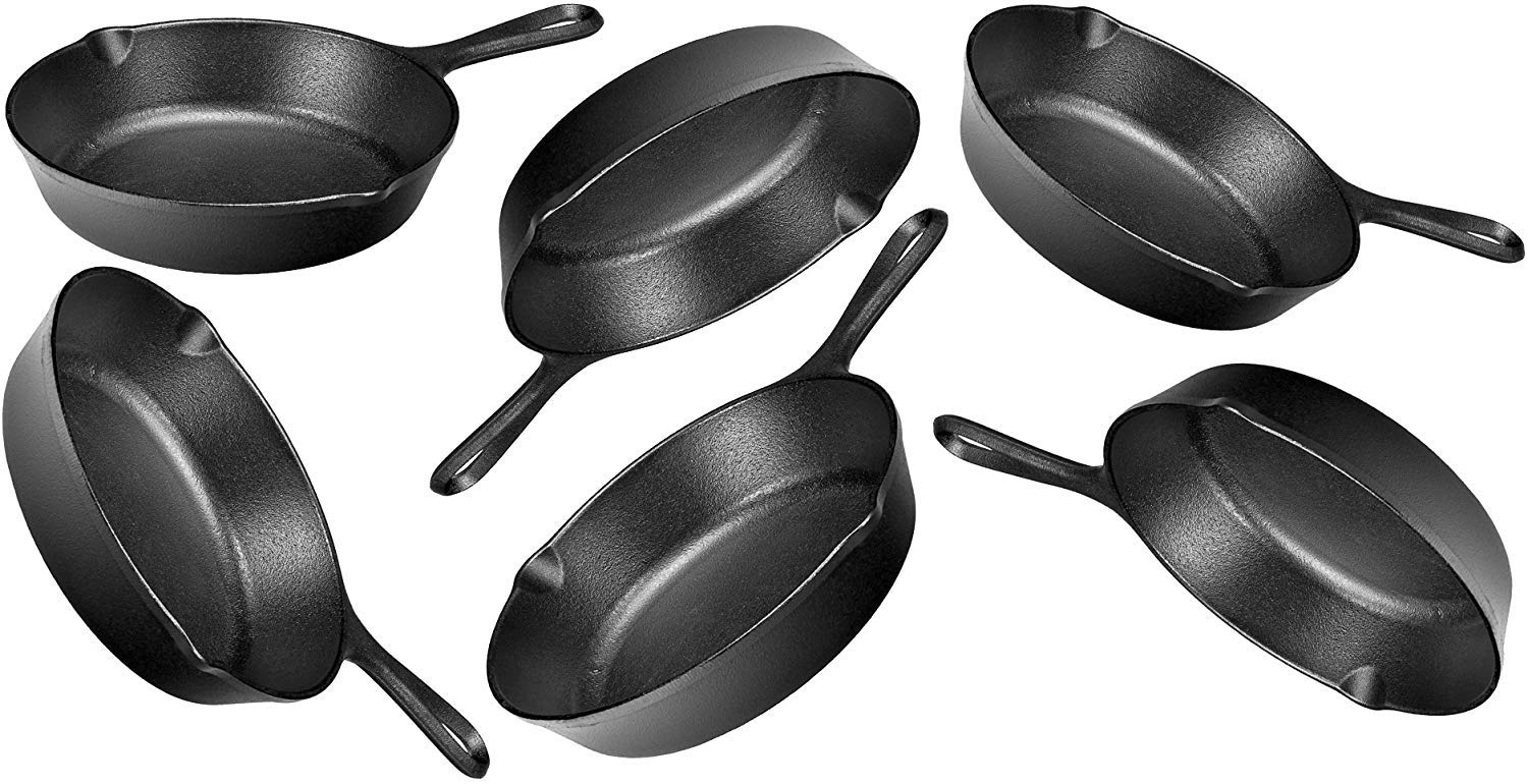 Lodge Skillet Spoon Rest Cast Iron 3-1/2" Dia. (6 pack)