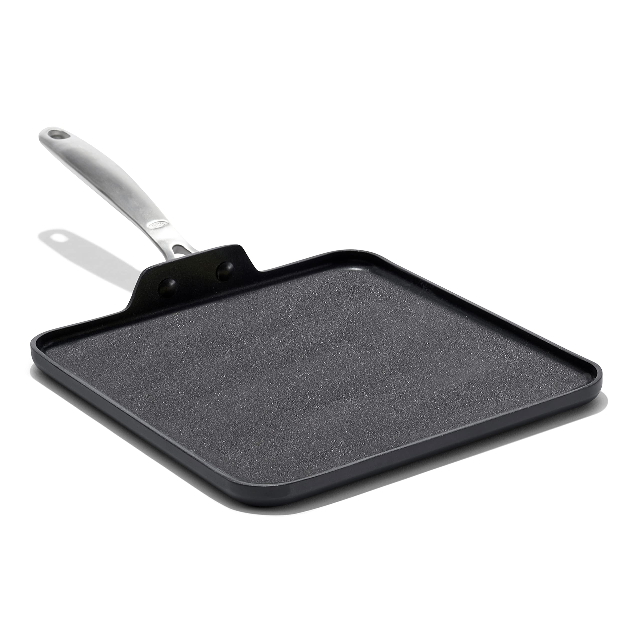 OXO Good Grips Pro Hard Anodized PFOA-Free Nonstick 11" Griddle Pan, Black & Good Grips Pro Hard Anodized PFOA-Free Nonstick 8" Frying Pan Skillet, Black