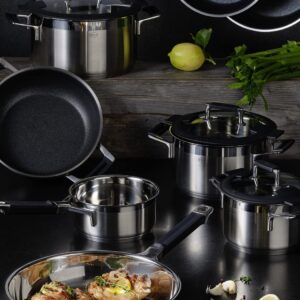 Rösle SILENCE PRO Cookware Collection 11 in. Stainless Steel Frying Pan