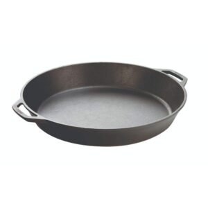 Lodge 17-Inch Cast Iron Skillet + 12-Inch Cast Iron Skillet