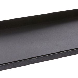 Lodge CRSGR18 Carbon Steel Griddle, Pre-Seasoned, 18-inch & SCRAPERPK Durable Pan Scrapers, Red and Black, 2-Pack