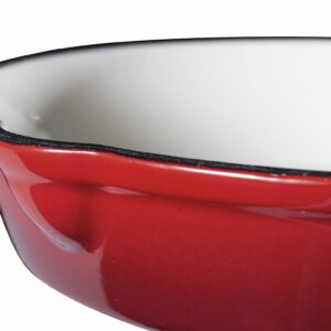 Eternal Living Enameled Cast Iron 8" Fry Pan Red