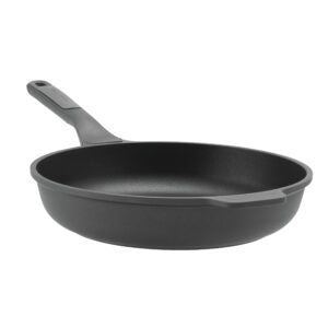 berghoff stone nonstick 11in fry pan, ferno-green, non-toxic coating, stay-cool handle, induction cooktop