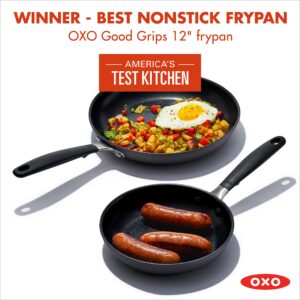 OXO Good Grips 12" Frying Pan Skillet with Lid Good Grips Pro 8" Frying Pan Skillet