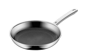 wmf frying pan coated Ø 24cm|black profi resist stainless steel handle multilayer material with honeycomb structure suitable for induction hand wash