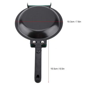 Frying Pan, Double Side Frying Pan Non-stick Flip Folding Frying Pan Fried Egg Pancake Maker, Nonstick Fry Skillet for Gas, Electric, Induction Cooktops for Household Kitchen Cookware