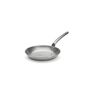 de buyer 5130.28 carbone plus round frying pan with stainless steel cold handle, 28 cm diameter