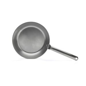 De Buyer 5130.28 Carbone Plus Round Frying Pan with Stainless Steel Cold Handle, 28 cm Diameter