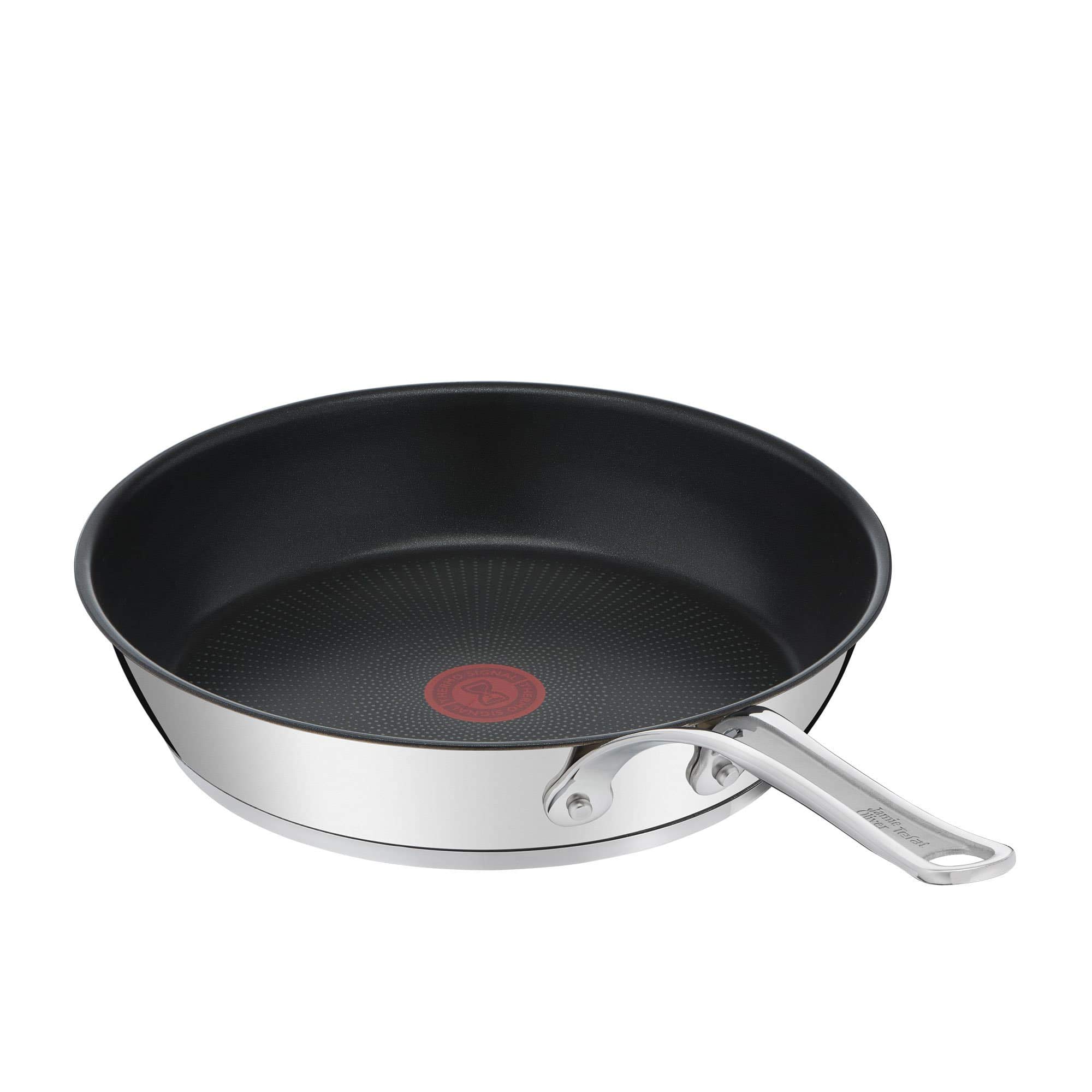 Tefal E3060734 Frying Pan, 30cm, Jamie Oliver, Stainless Steel