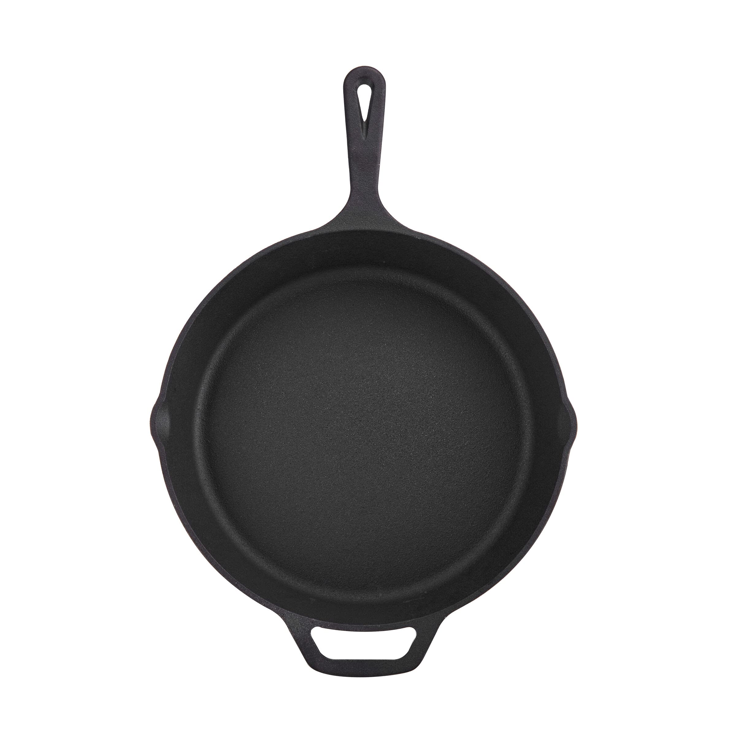 Hoan 5275954 Barbeque Cast Iron Skillet, Black