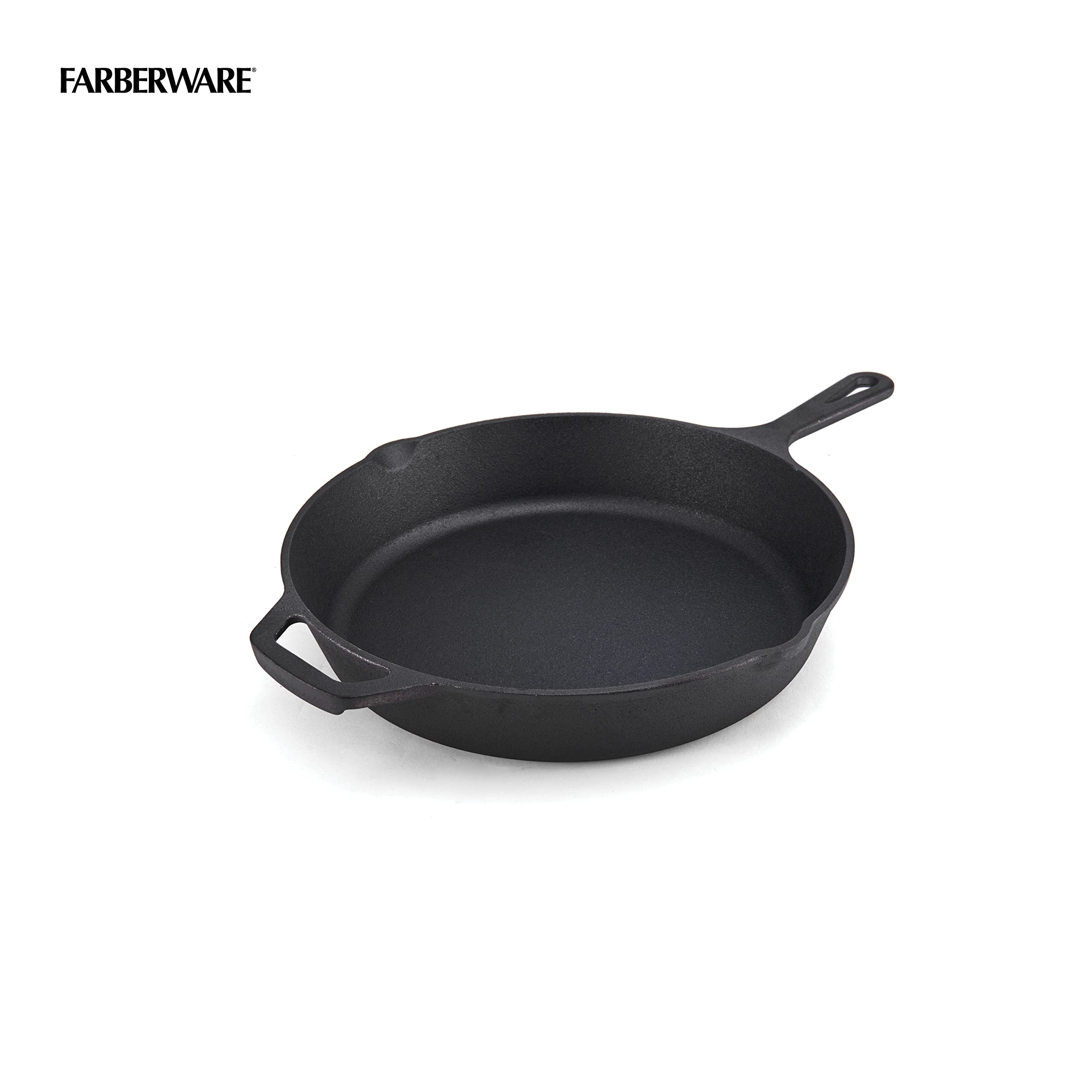 Hoan 5275954 Barbeque Cast Iron Skillet, Black