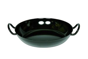 riess, 0600-022, gourmet pan 20, classic - schwarzemaille, diameter 20 cm, height 5.2 cm, enamel, black, induction
