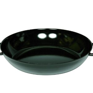 Riess, 0600-022, Gourmet pan 20, Classic - SCHWARZEMAILLE, Diameter 20 cm, Height 5.2 cm, Enamel, Black, Induction